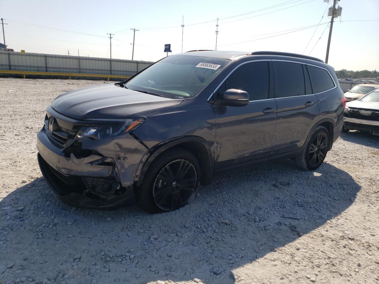 Obraz 1 z 2022 HONDA PILOT SE 2022 z VIN 5FNYF6H27NB055810