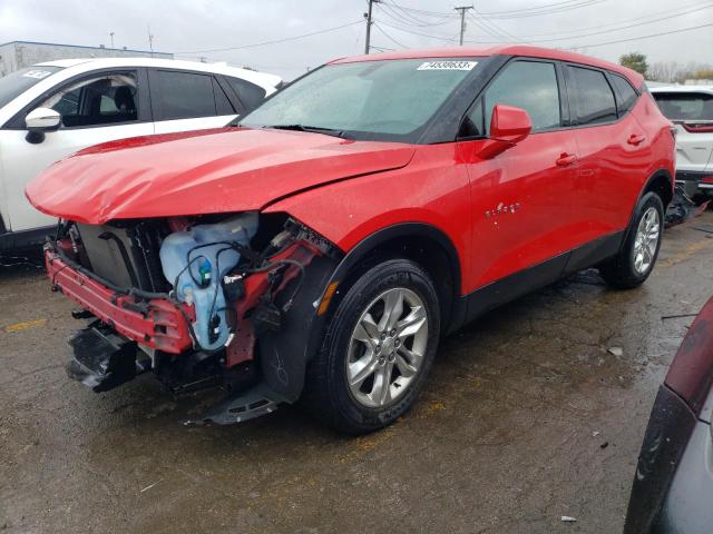 Image 1 of 2020 CHEVROLET BLAZER 1LT 2020 with VIN 3GNKBBRA0LS541788