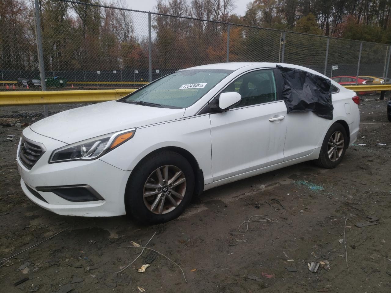 Image 1 of 2016 HYUNDAI SONATA SE 2016 with VIN 5NPE24AF0GH302198