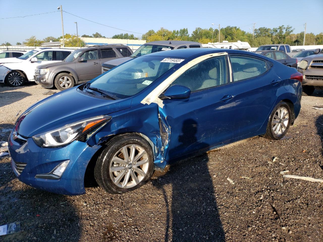 Изображение 1 2015 HYUNDAI ELANTRA SE 2015 с VIN KMHDH4AE0FU351824