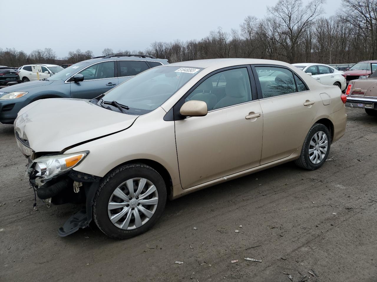 Image 1 of 2013 TOYOTA COROLLA BASE 2013 with VIN 5YFBU4EE7DP085598