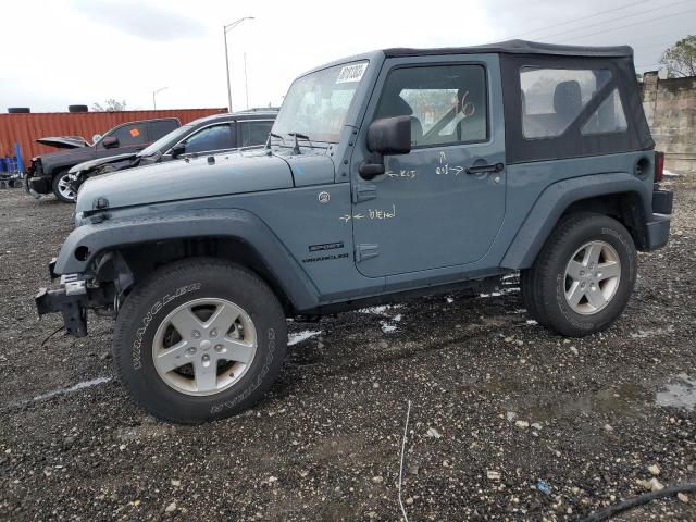 Image 1 of 2015 JEEP WRANGLER SPORT 2015 with VIN 1C4AJWAG0FL694714