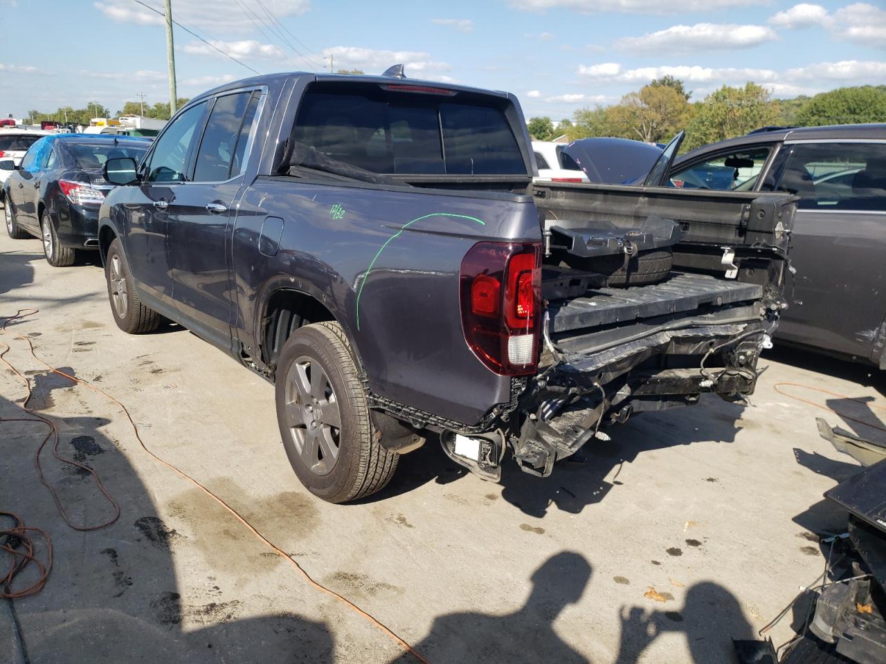 Image 2 of 2020 HONDA RIDGELINE RTL 2020 with VIN 5FPYK3F71LB008981