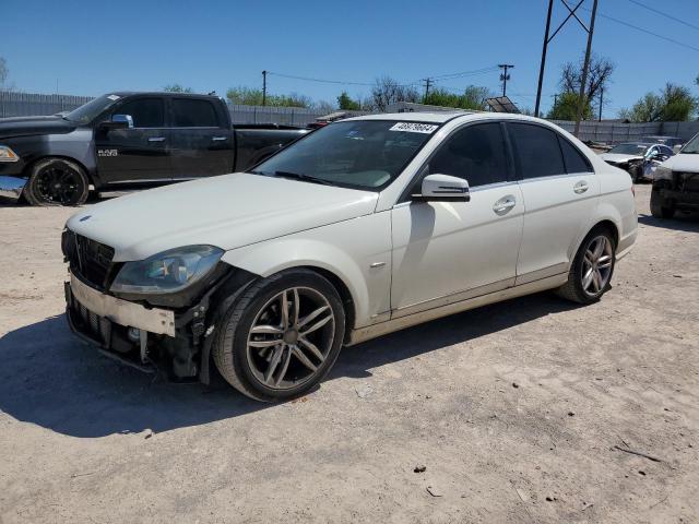 Image 1 of 2012 MERCEDES-BENZ C 250 2012 with VIN WDDGF4HB9CR223704