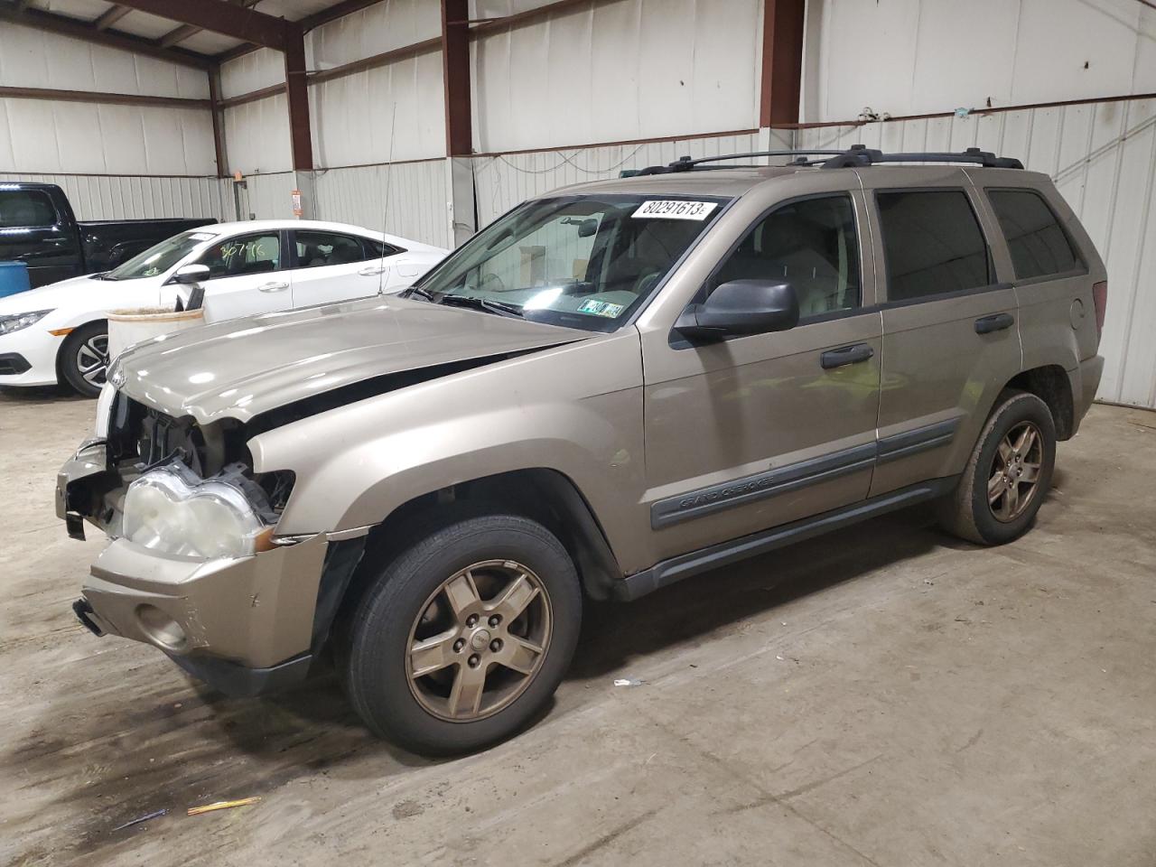 Image 1 of 2005 JEEP GRAND CHEROKEE LAREDO 2005 with VIN 1J4GR48K55C599169
