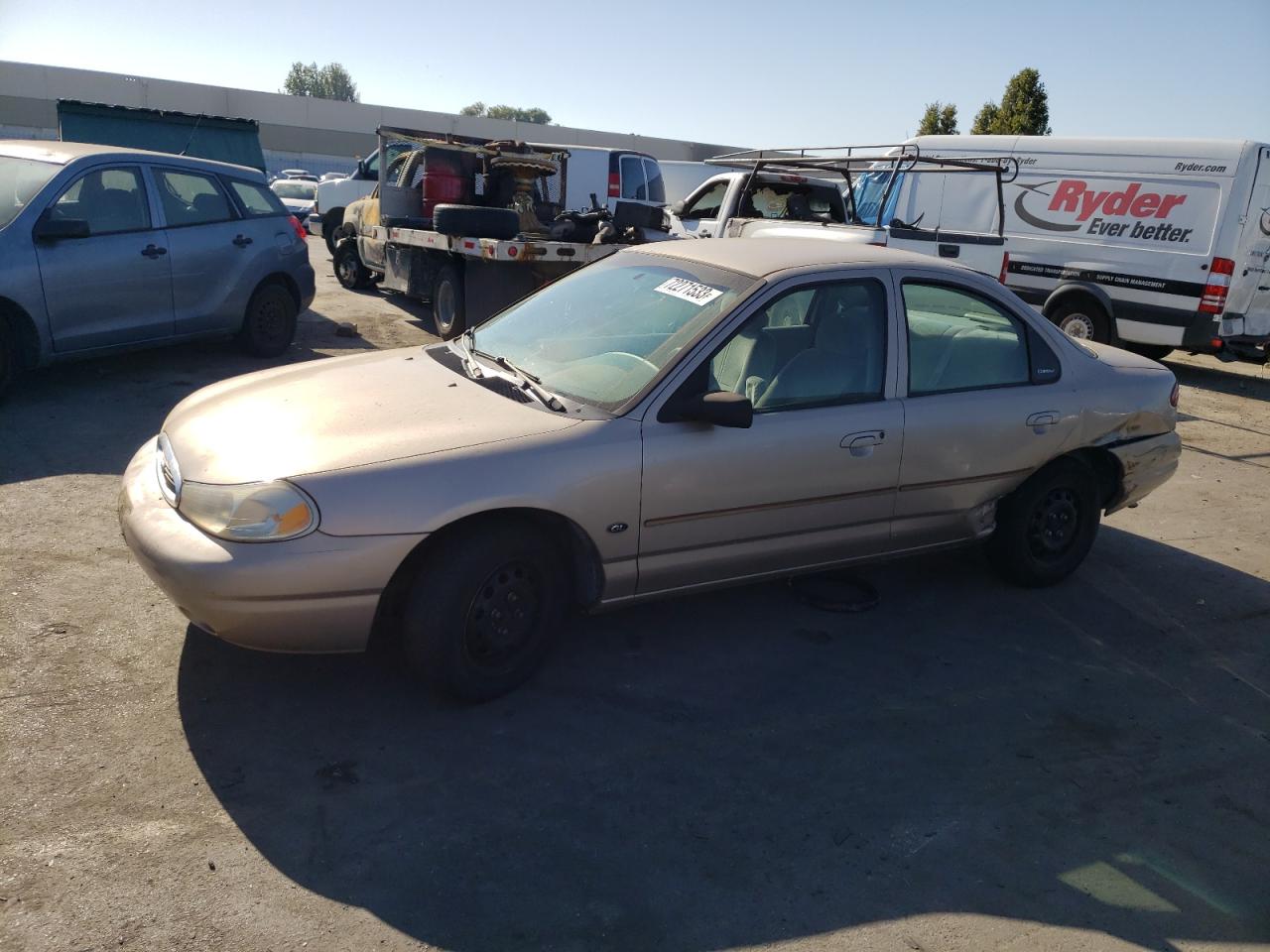 Image 1 of 1998 FORD CONTOUR BASE 1998 with VIN 1FALP653XWK148559