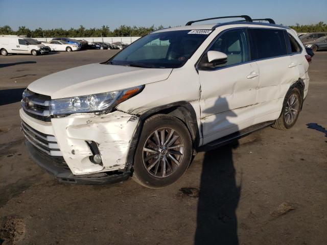 Image 1 of 2018 TOYOTA HIGHLANDER SE 2018 with VIN 5TDKZRFH4JS535010