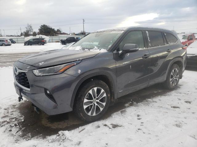 Image 1 of 2021 TOYOTA HIGHLANDER HYBRID XLE 2021 with VIN 5TDGBRCH2MS522713