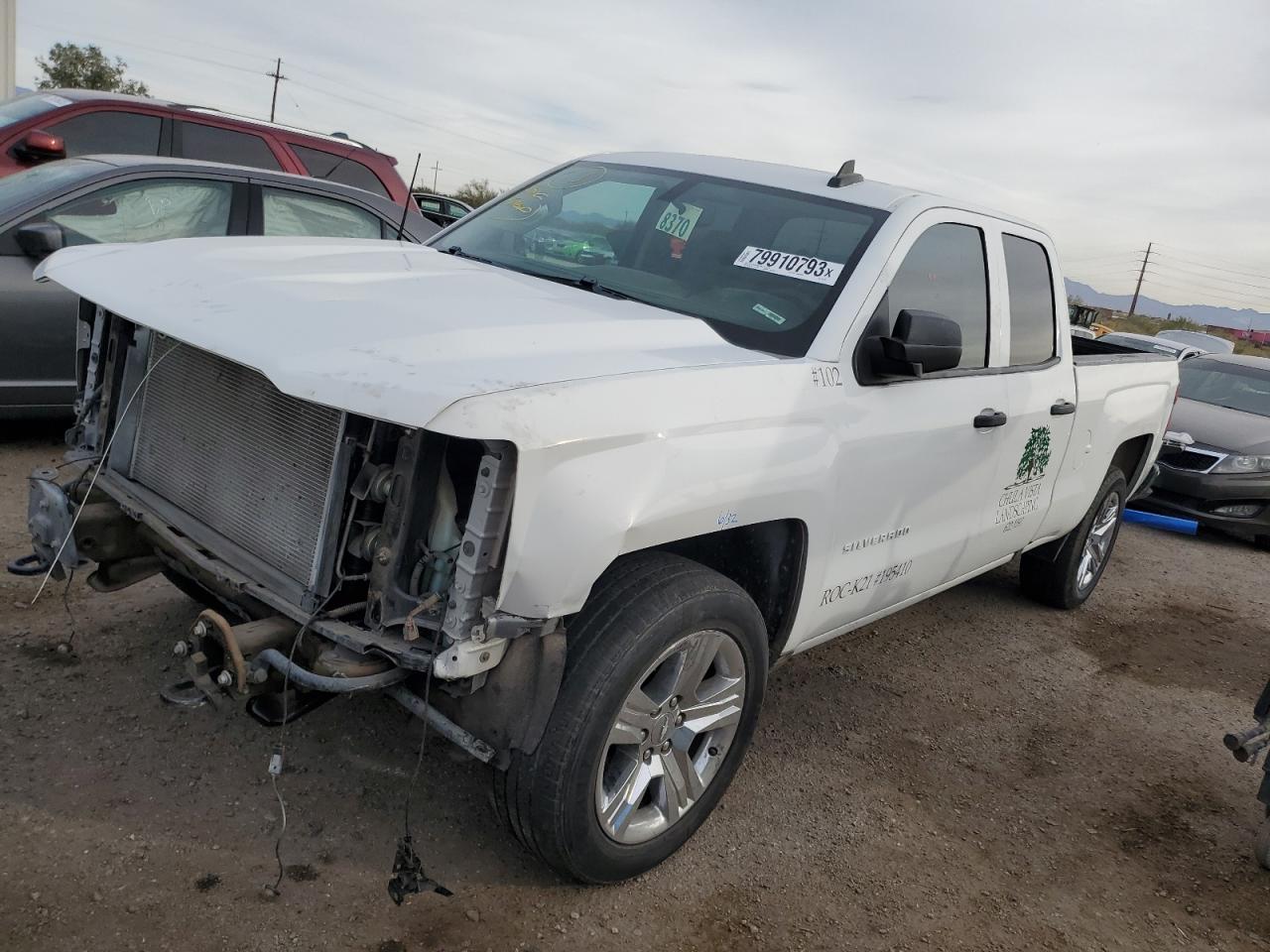 Image 1 of 2016 CHEVROLET SILVERADO C1500 CUSTOM 2016 with VIN 1GCRCPECXGZ214106