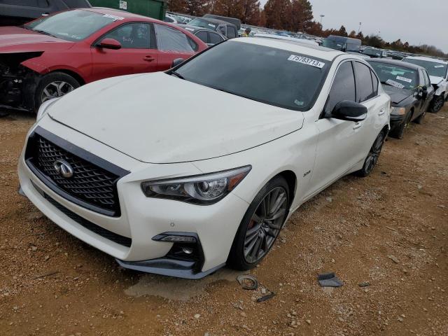 Image 1 of 2019 INFINITI Q50 RED SPORT 400 2019 with VIN JN1FV7AR3KM801165