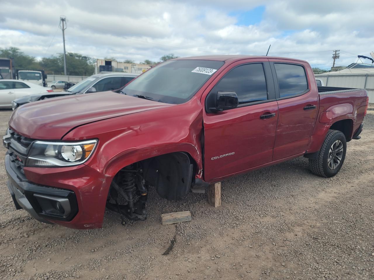 Изображение 1 2021 CHEVROLET COLORADO Z71 2021 с VIN 1GCGSDENXM1288923