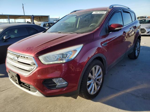 Image 1 of 2017 FORD ESCAPE TITANIUM 2017 with VIN 1FMCU0J96HUA63036