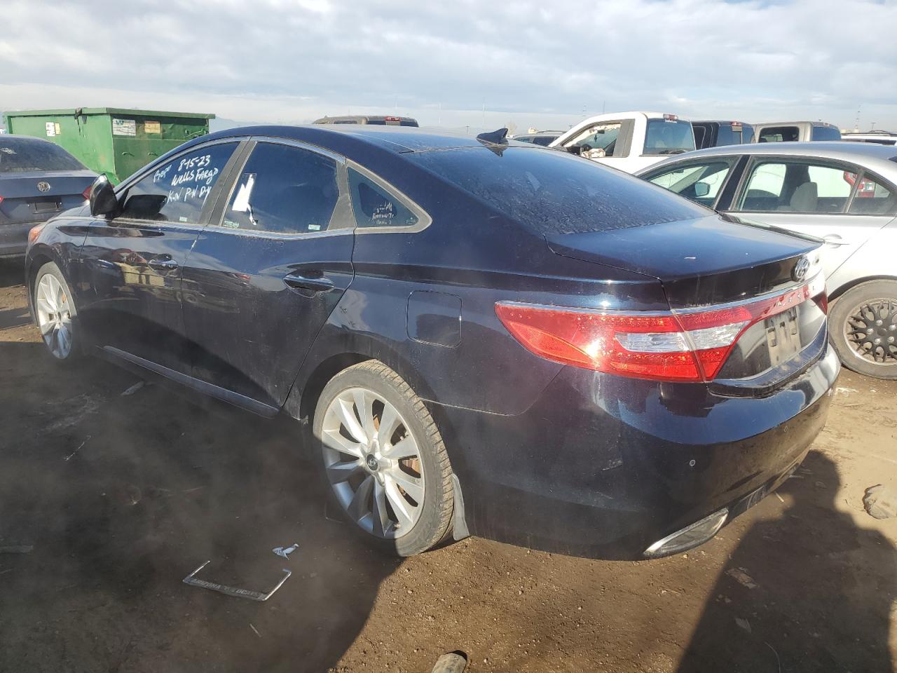 Image 2 of 2012 HYUNDAI AZERA GLS 2012 with VIN KMHFH4JGXCA183990