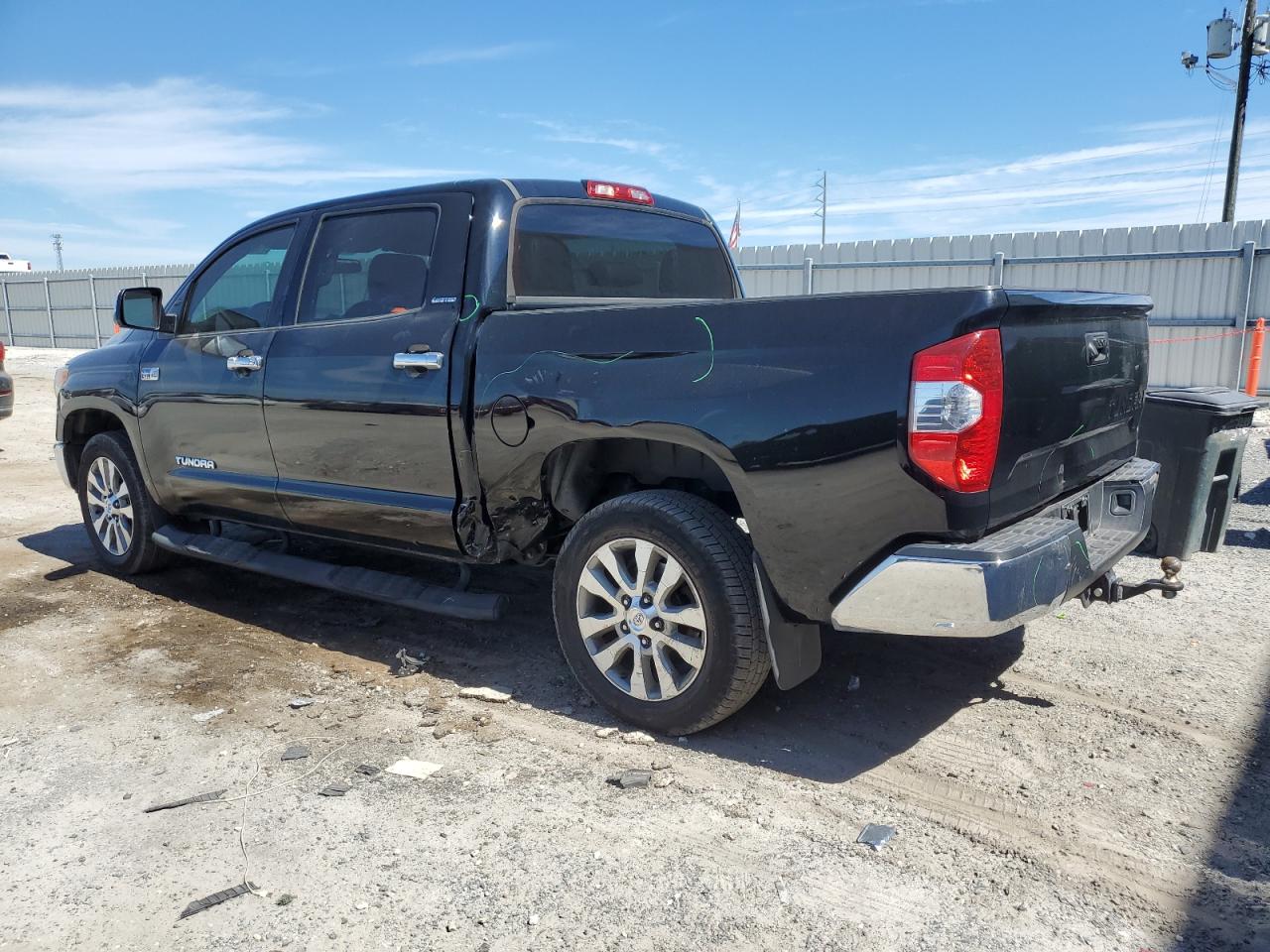 Image 2 of Toyota Tundra Crewmax Limited 2016 with VIN 5TFFW5F19GX205646