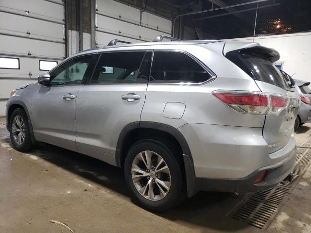 Obraz 2 z 2015 TOYOTA HIGHLANDER XLE 2015 z VIN 5TDJKRFH7FS220483