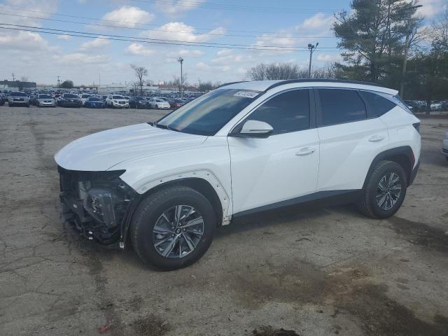 Image 1 of 2022 HYUNDAI TUCSON BLUE 2022 with VIN KM8JBCA15NU014429