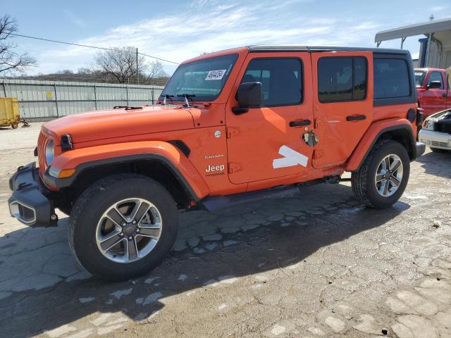 Image 1 of 2018 JEEP WRANGLER UNLIMITED SAHARA 2018 with VIN 1C4HJXEG1JW225878