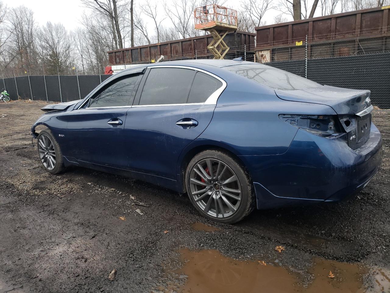 Image 2 of Infiniti Q50 Red Sport 400 2020 with VIN JN1FV7AR5LM660794
