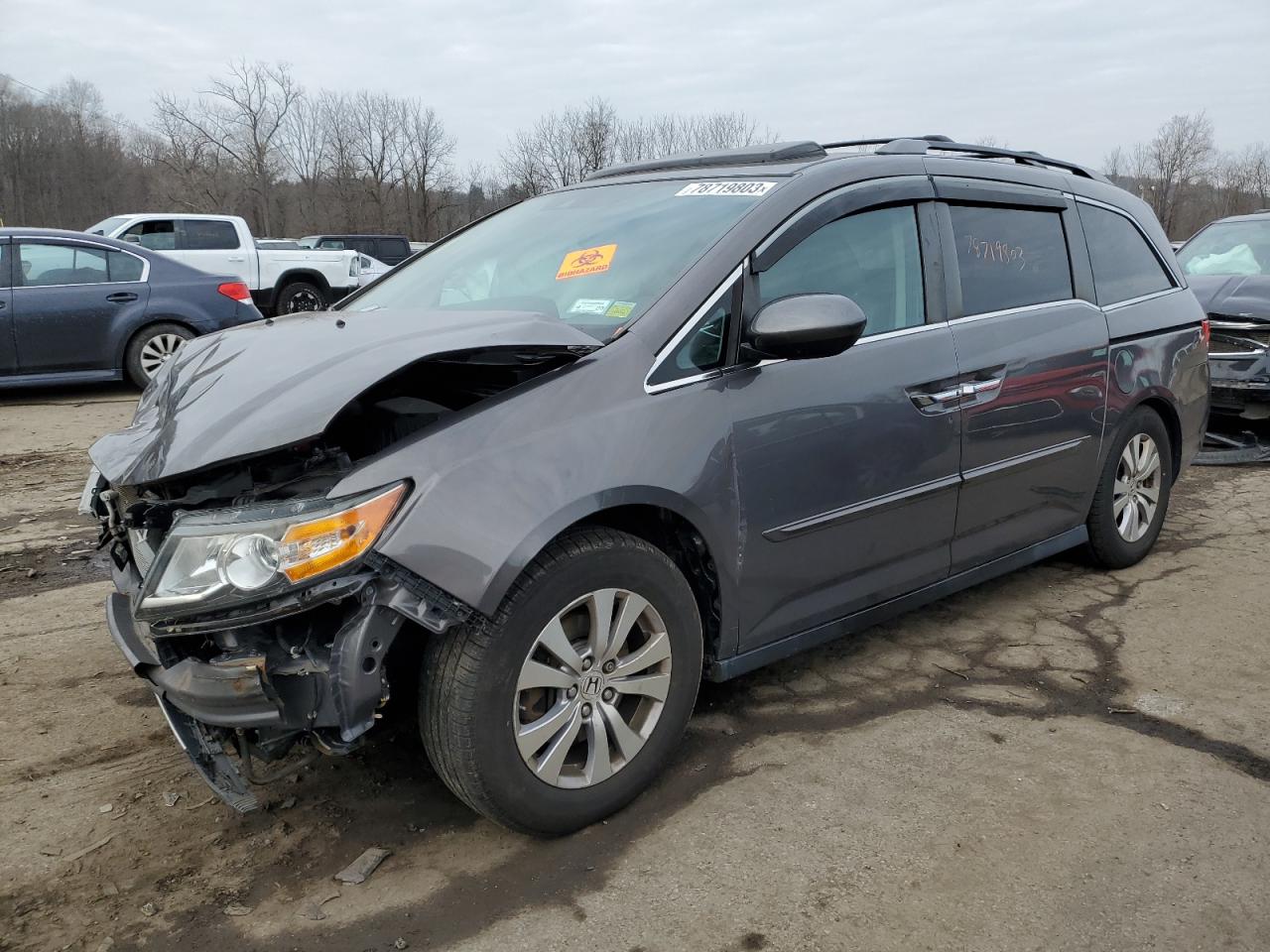 Изображение 1 2016 HONDA ODYSSEY EXL 2016 с VIN 5FNRL5H69GB113364