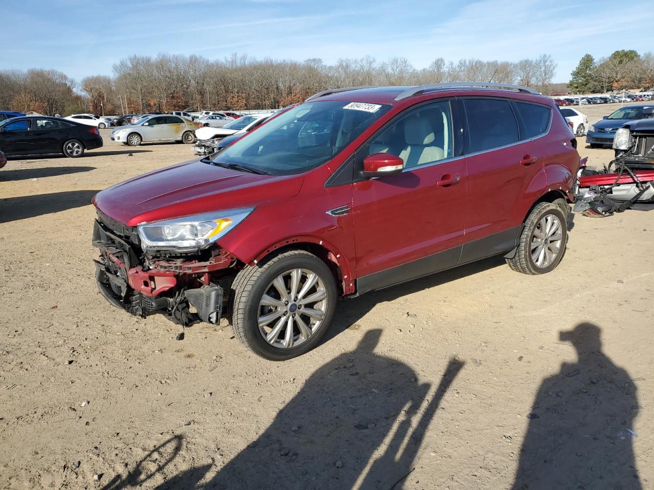 Image 1 of 2017 FORD ESCAPE TITANIUM 2017 with VIN 1FMCU9J93HUD72676