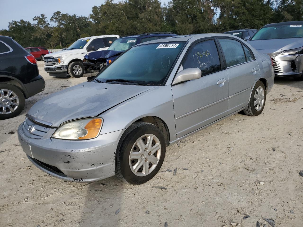 Изображение 1 2003 HONDA CIVIC EX 2003 с VIN 2HGES26763H523847