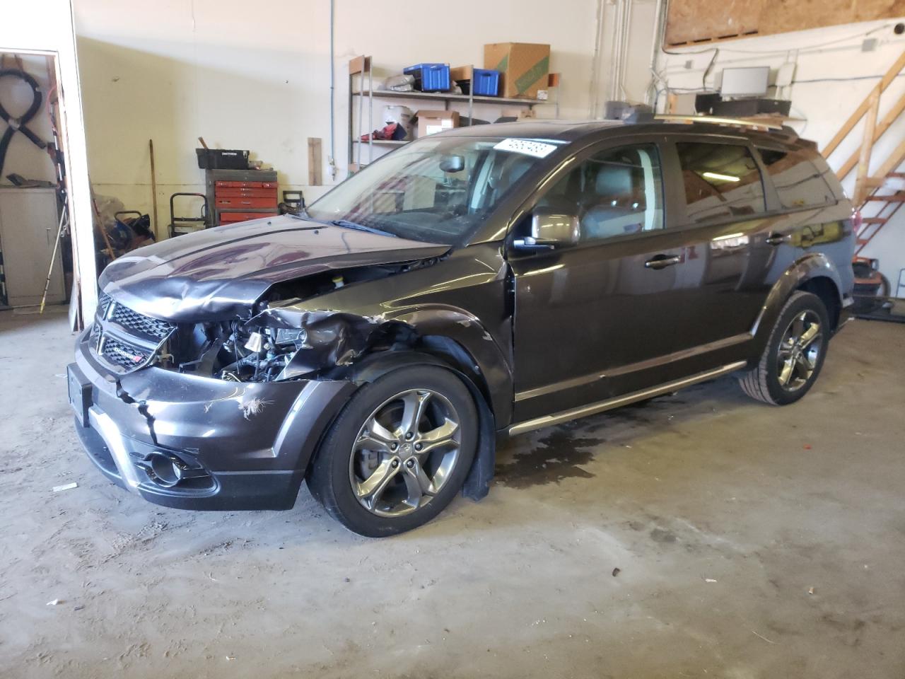 Image 1 of 2017 DODGE JOURNEY CROSSROAD 2017 with VIN 3C4PDCGG1HT613542