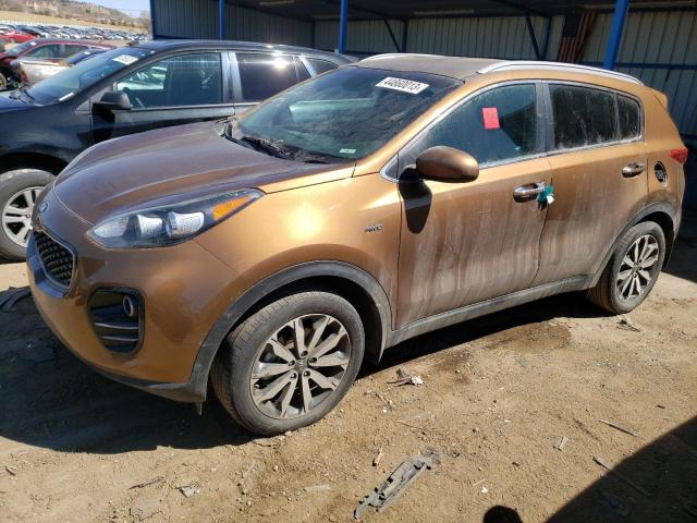 Image 1 of 2017 KIA SPORTAGE EX 2017 with VIN KNDPNCAC6H7262537