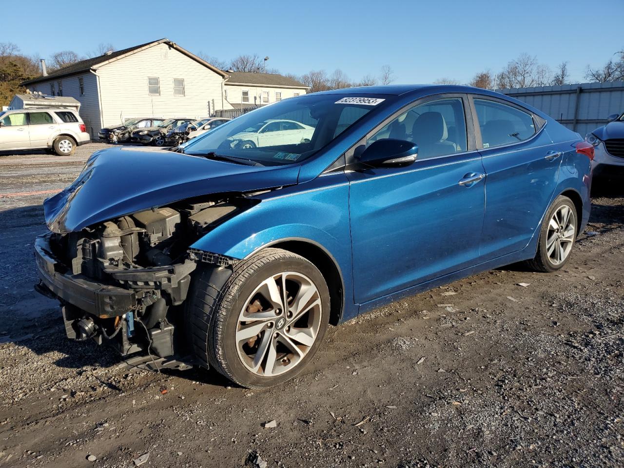 Image 1 of 2014 HYUNDAI ELANTRA SE 2014 with VIN KMHDH4AE1EU105637