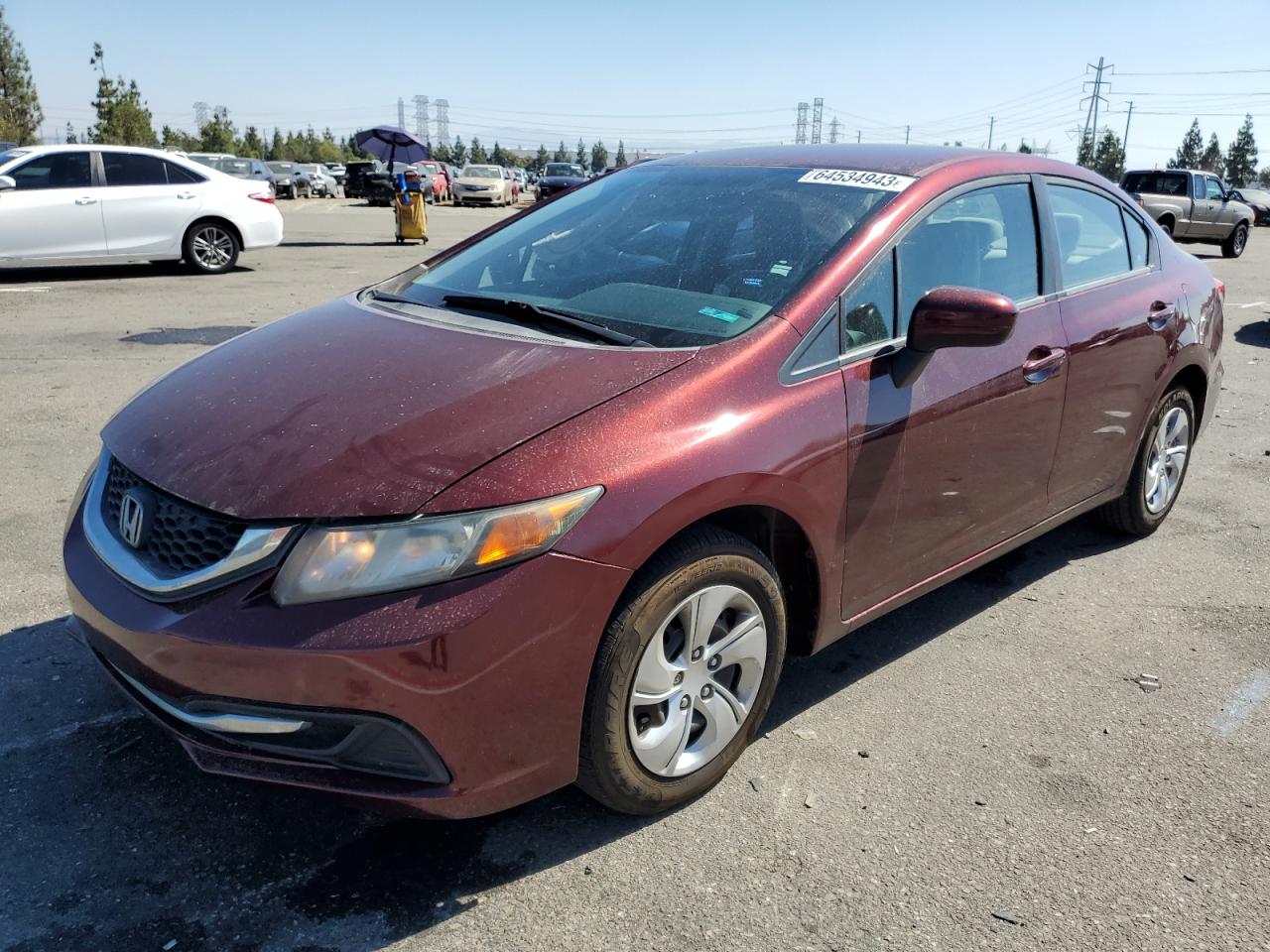 2014 HONDA CIVIC LX 2014 image