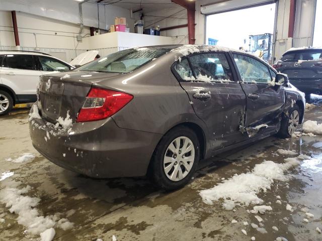 Image 3 of 2012 HONDA CIVIC LX 2012 with VIN 19XFB2F52CE077239