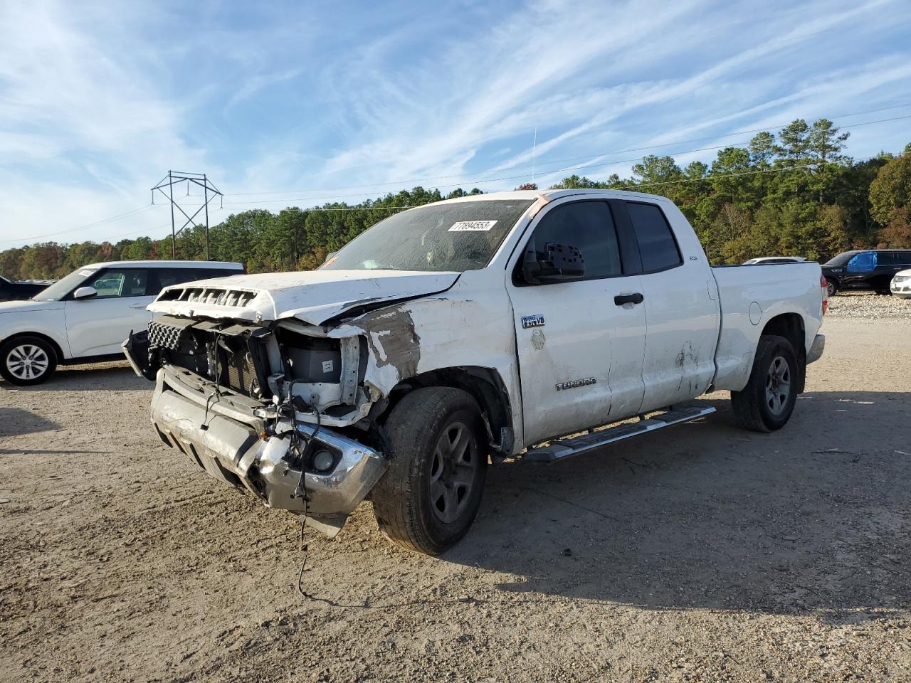 Image 1 of 2020 TOYOTA TUNDRA DOUBLE CAB SR/SR5 2020 with VIN 5TFRY5F18LX265516