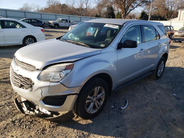 Image 1 of 2017 CHEVROLET EQUINOX LS 2017 with VIN 2GNALBEKXH1610173