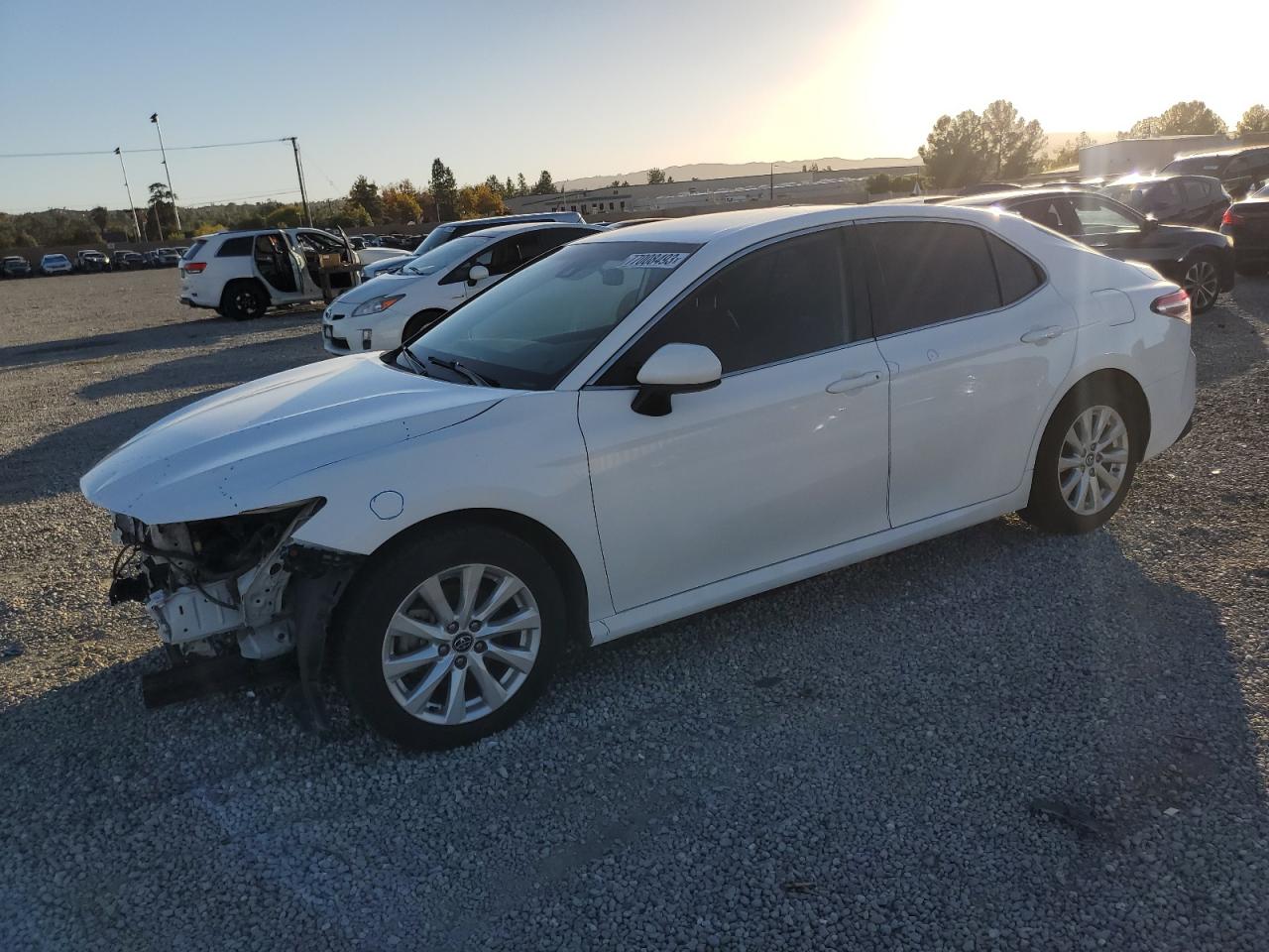 Image 1 of 2020 TOYOTA CAMRY LE 2020 with VIN 4T1C11AKXLU923515