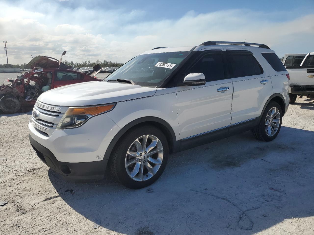 Image 1 of 2013 FORD EXPLORER LIMITED 2013 with VIN 1FM5K7F86DGC48039