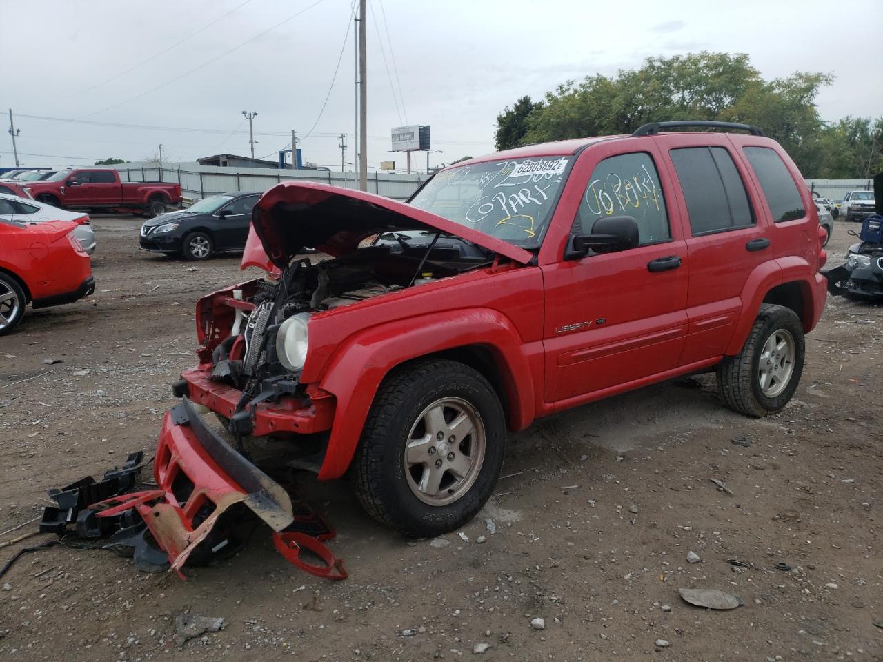 Image 2 of 2003 JEEP LIBERTY LIMITED 2003 with VIN 1J4GL58K93W723608