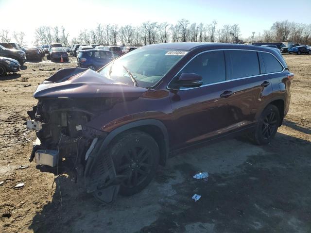 Obraz 1 z 2016 TOYOTA HIGHLANDER LE 2016 z VIN 5TDBKRFH4GS338867
