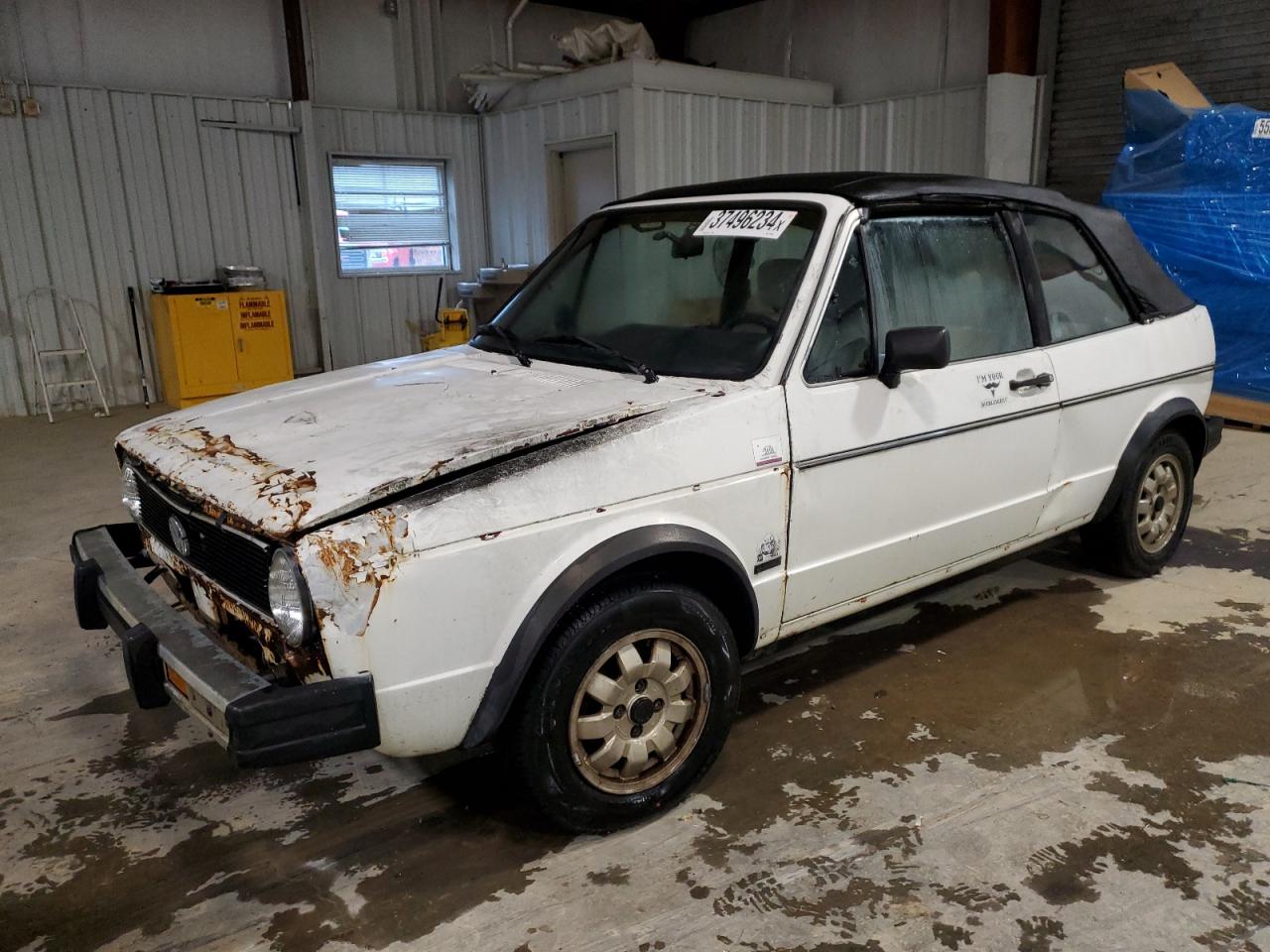 Image 1 of 1985 VOLKSWAGEN GOLF CABRIOLET DLX 1985 with VIN WVWCA0152FK010496