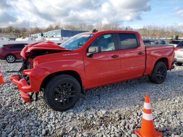 Image 1 of 2022 CHEVROLET SILVERADO K1500 CUSTOM 2022 with VIN 1GCPDBEK5NZ593821