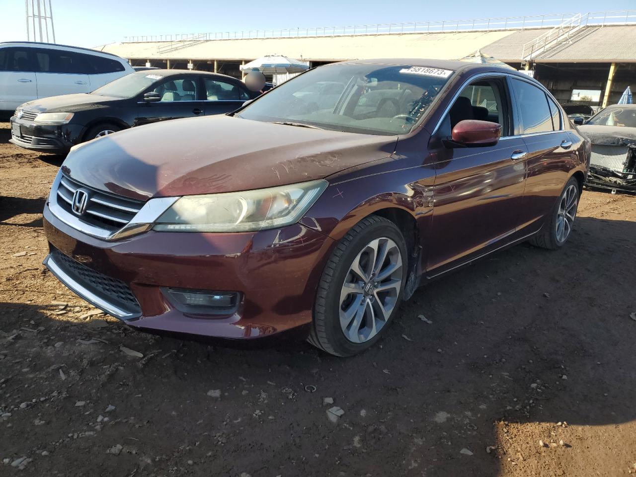 Obraz 1 z 2014 HONDA ACCORD SPORT 2014 z VIN 1HGCR2F58EA107821