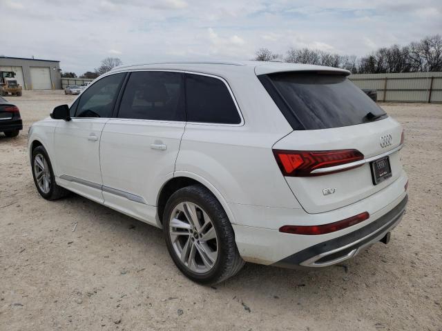 Image 2 of 2021 AUDI Q7 PREMIUM 2021 with VIN WA1AXAF76MD028310