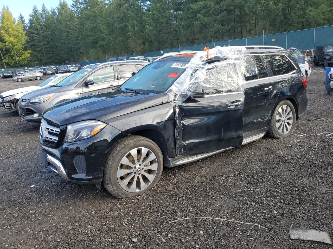 Image 1 of 2018 MERCEDES-BENZ GLS 450 4MATIC 2018 with VIN 4JGDF6EE9JB157471