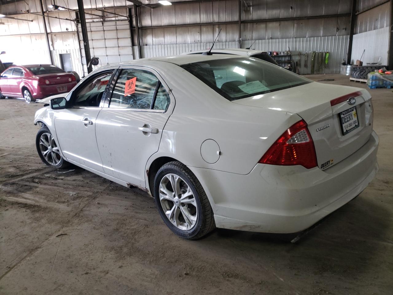 Image 2 of 2012 FORD FUSION SE 2012 with VIN 3FAHP0HA0CR321543