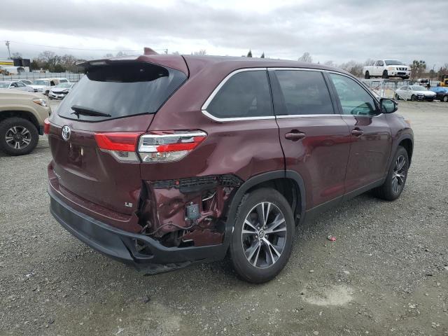 Изображение 3 2019 TOYOTA HIGHLANDER LE 2019 с VIN 5TDZZRFH9KS340634
