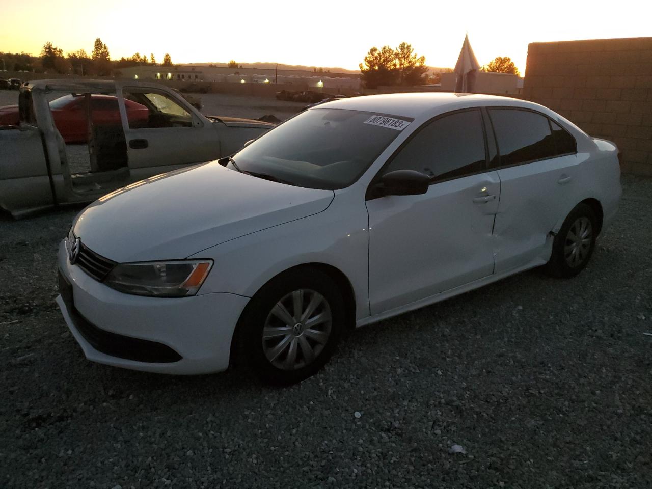 Image 1 of 2014 VOLKSWAGEN JETTA BASE 2014 with VIN 3VW2K7AJ5EM418719