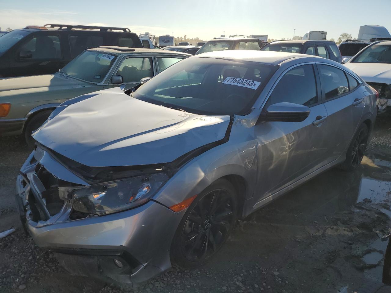 Image 1 of 2021 HONDA CIVIC SPORT 2021 with VIN 2HGFC2F81MH548361