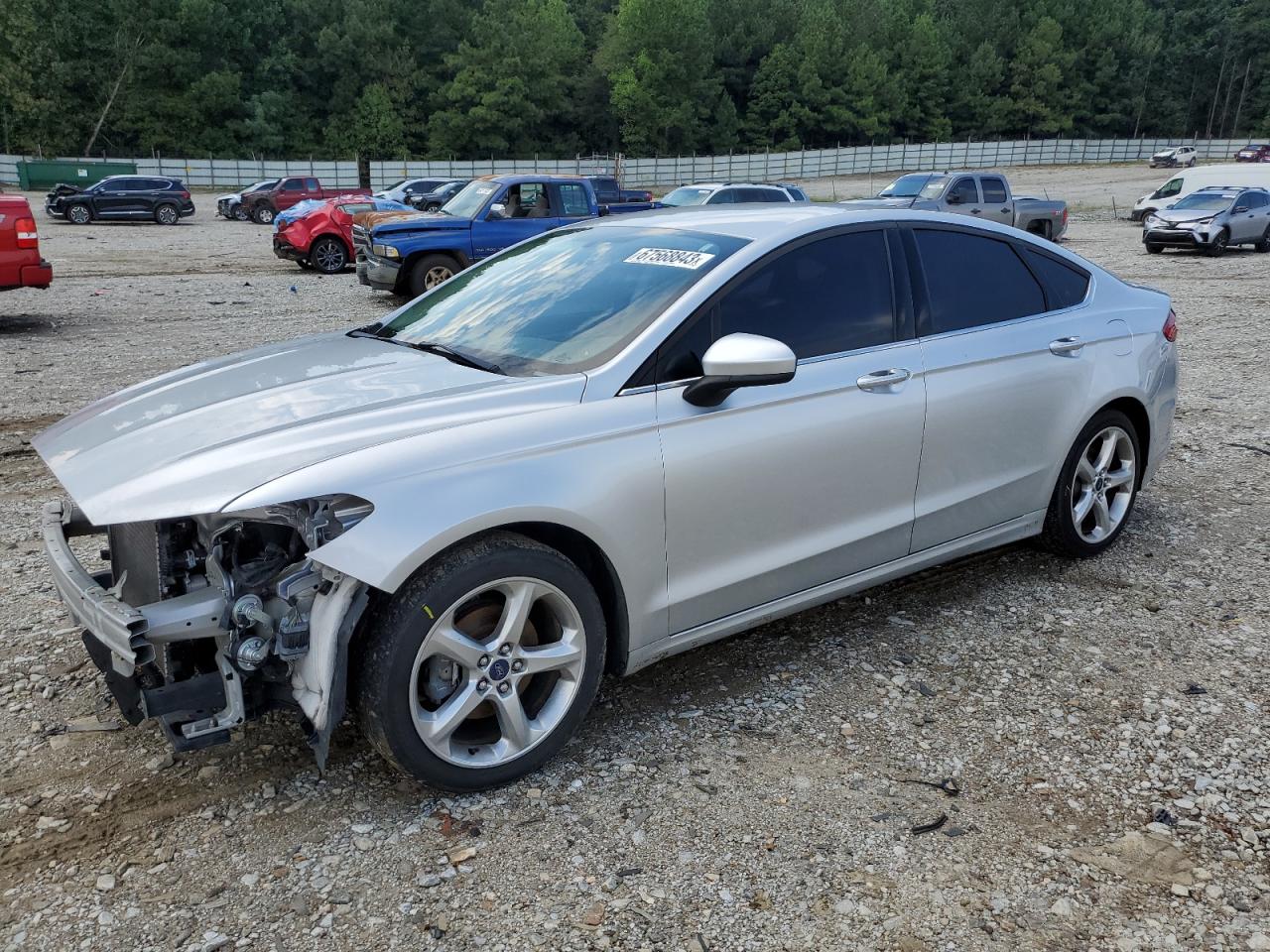 Image 1 of 2016 FORD FUSION S 2016 with VIN 3FA6P0G76GR211244