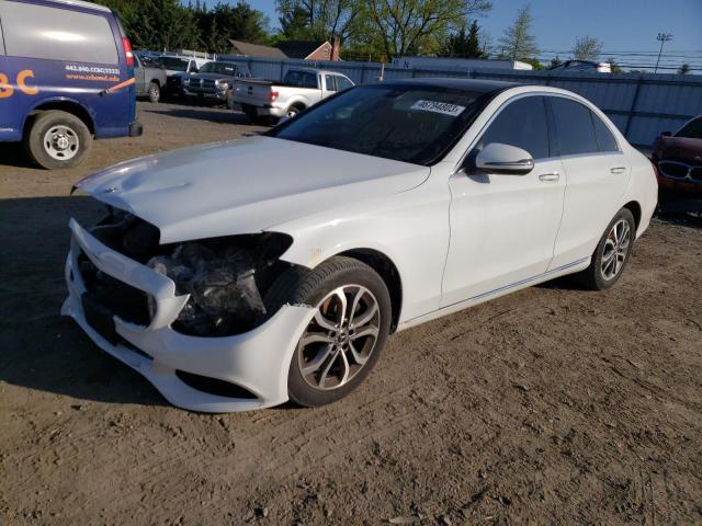 Image 1 of 2017 MERCEDES-BENZ C 300 4MATIC 2017 with VIN 55SWF4KB4HU227864