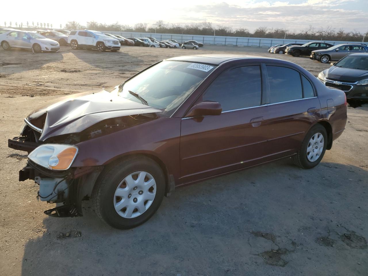 Изображение 1 2002 HONDA CIVIC EX 2002 с VIN 2HGES26702H502961