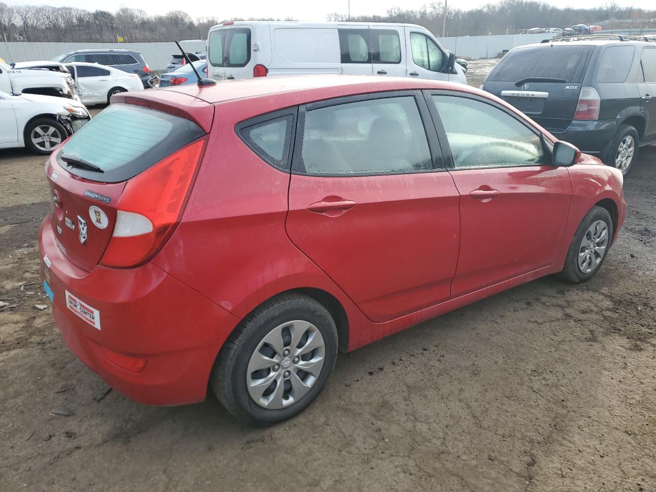 Image 3 of 2017 HYUNDAI ACCENT SE 2017 with VIN KMHCT5AE4HU300930
