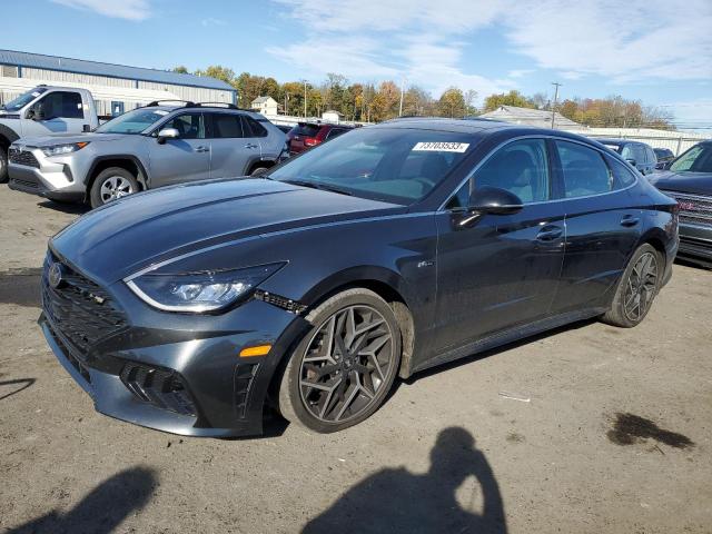 Image 1 of 2022 HYUNDAI SONATA N LINE 2022 with VIN KMHL14JC5NA212951